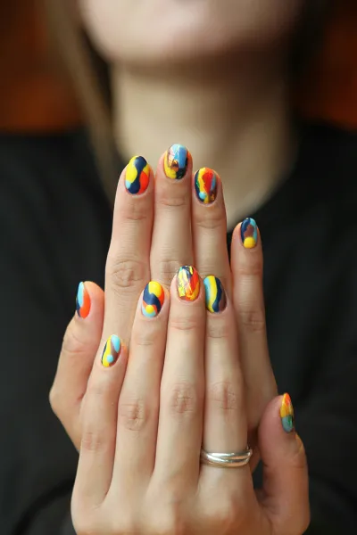 BIAB nail strengthening treatment